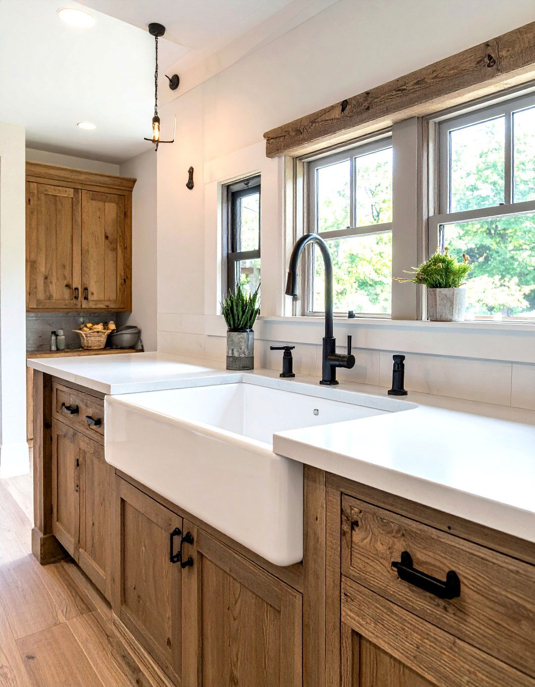 Farmhouse Bridge Touchless Faucet - 30 touchless kitchen faucet ideas