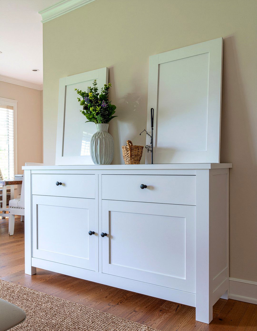 Farmhouse Buffet Shaker Doors - 30 farmhouse buffet dining room ideas