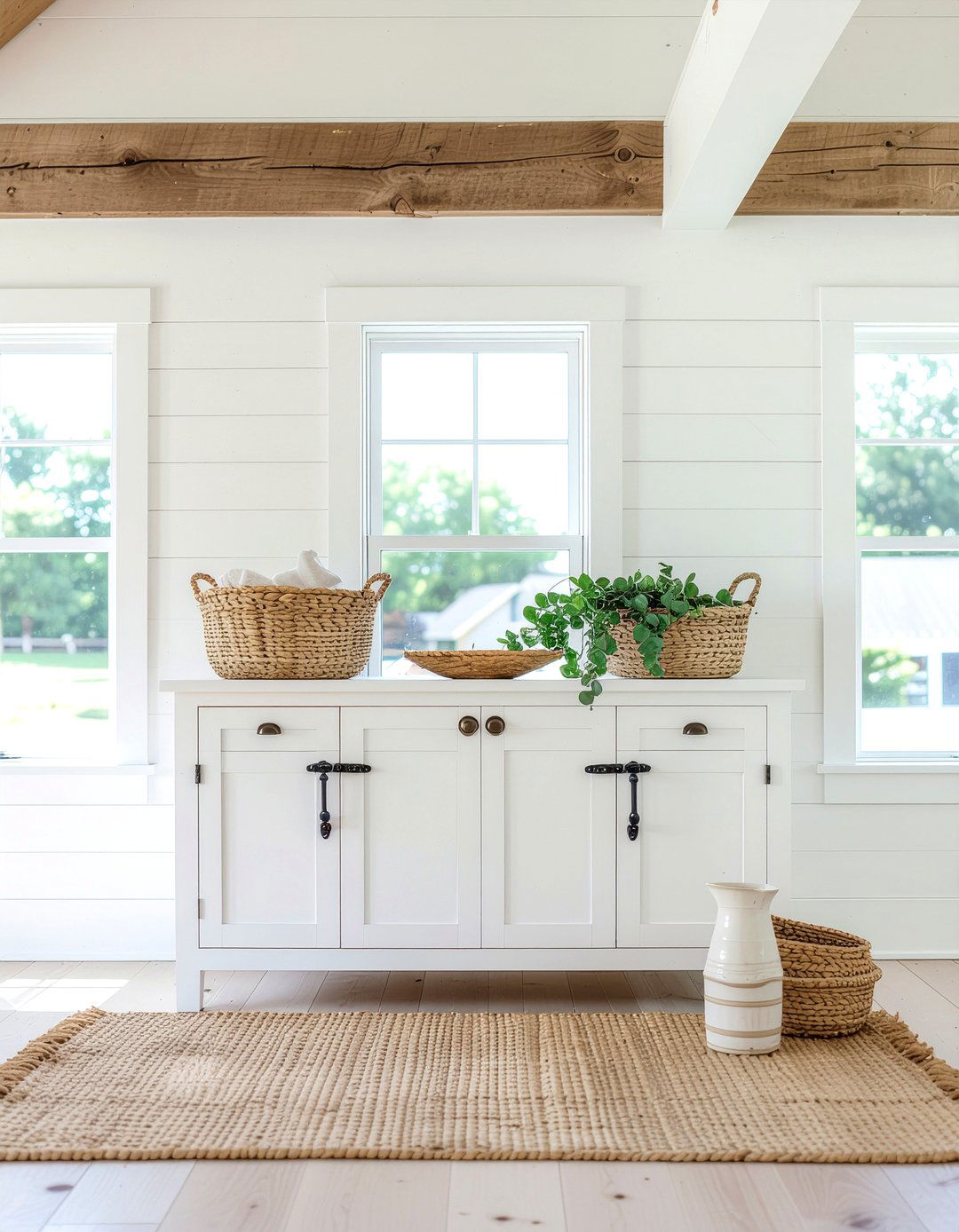 Farmhouse Buffet - 30 living room buffet ideas