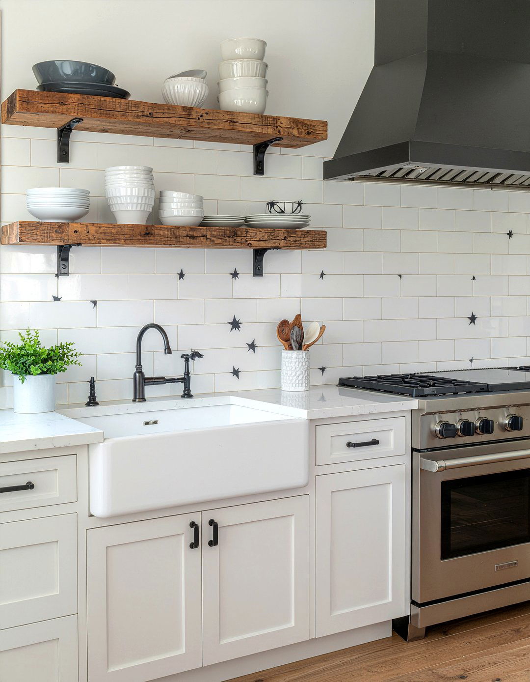 Farmhouse Cement Tile Kitchen - 30 cement tile kitchen backsplash ideas