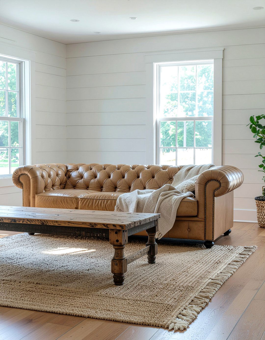 Farmhouse Chesterfield Sofa - 30 living room chesterfield sofa ideas
