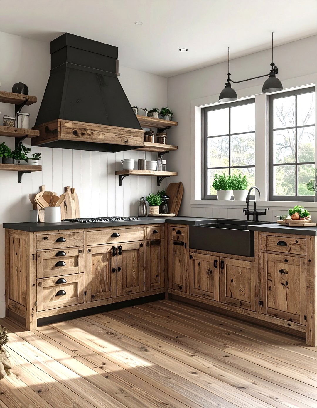 Farmhouse Corner Kitchen Cabinet - 30 corner cabinet kitchen ideas