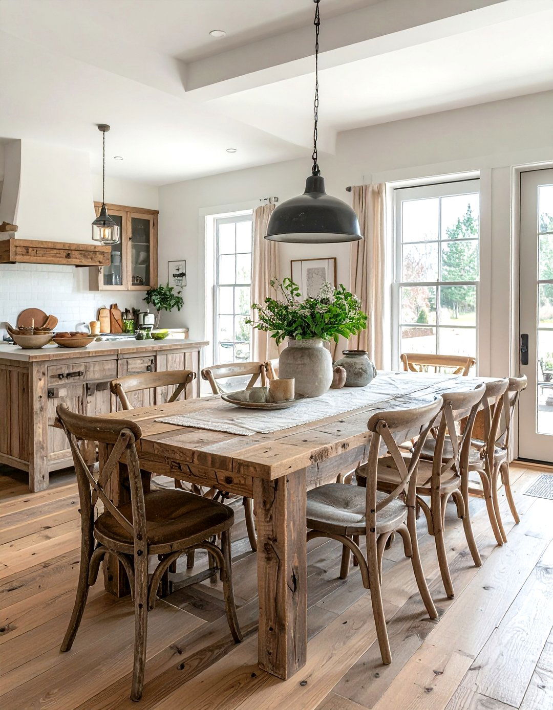 Farmhouse Dining Room - 30 tailored dining room ideas