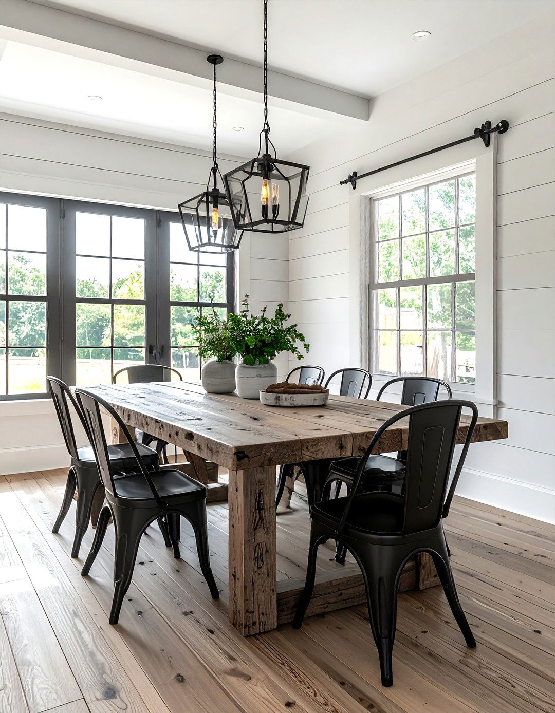 Farmhouse Dining Room - 30 comfortable dining room ideas
