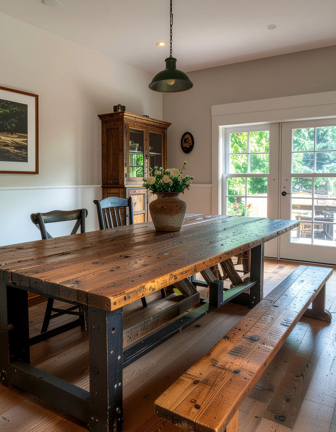 Farmhouse Dining Room - 30 dining room furniture layout ideas