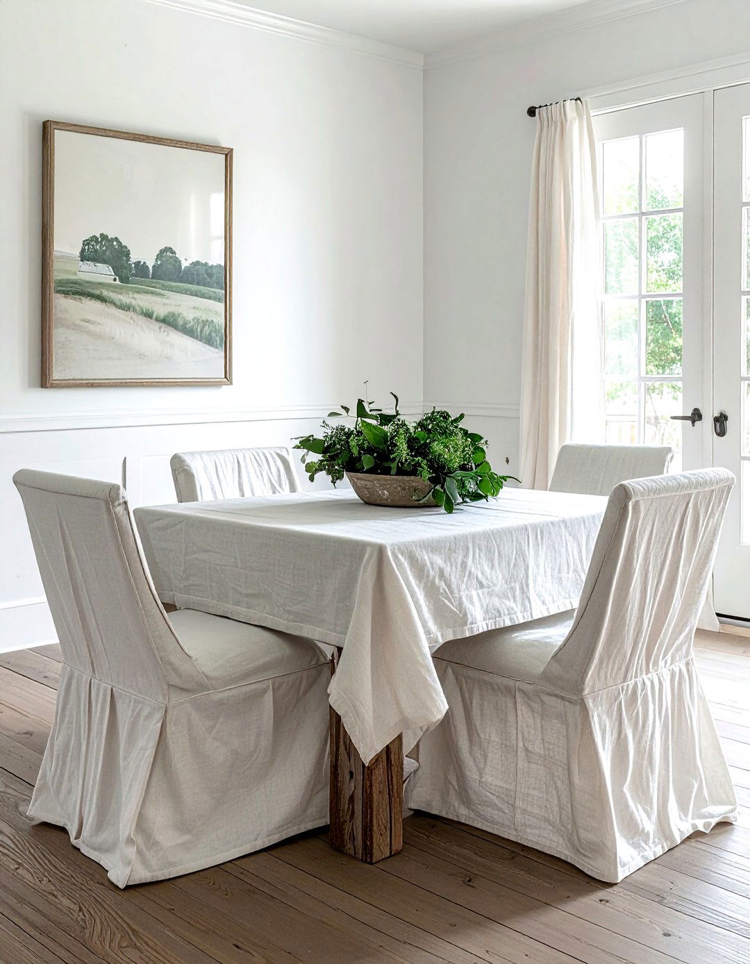Farmhouse Dining Room Slipcover - 30 dining room soft settings