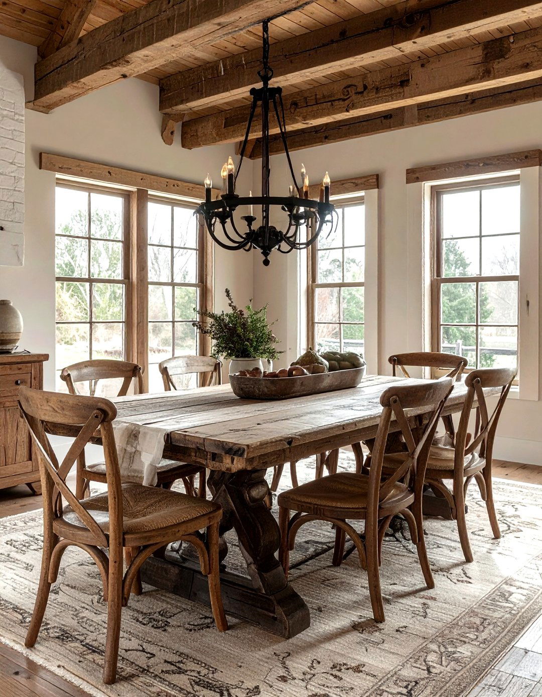 Farmhouse Dining Room Style - 30 dining room furniture layout
