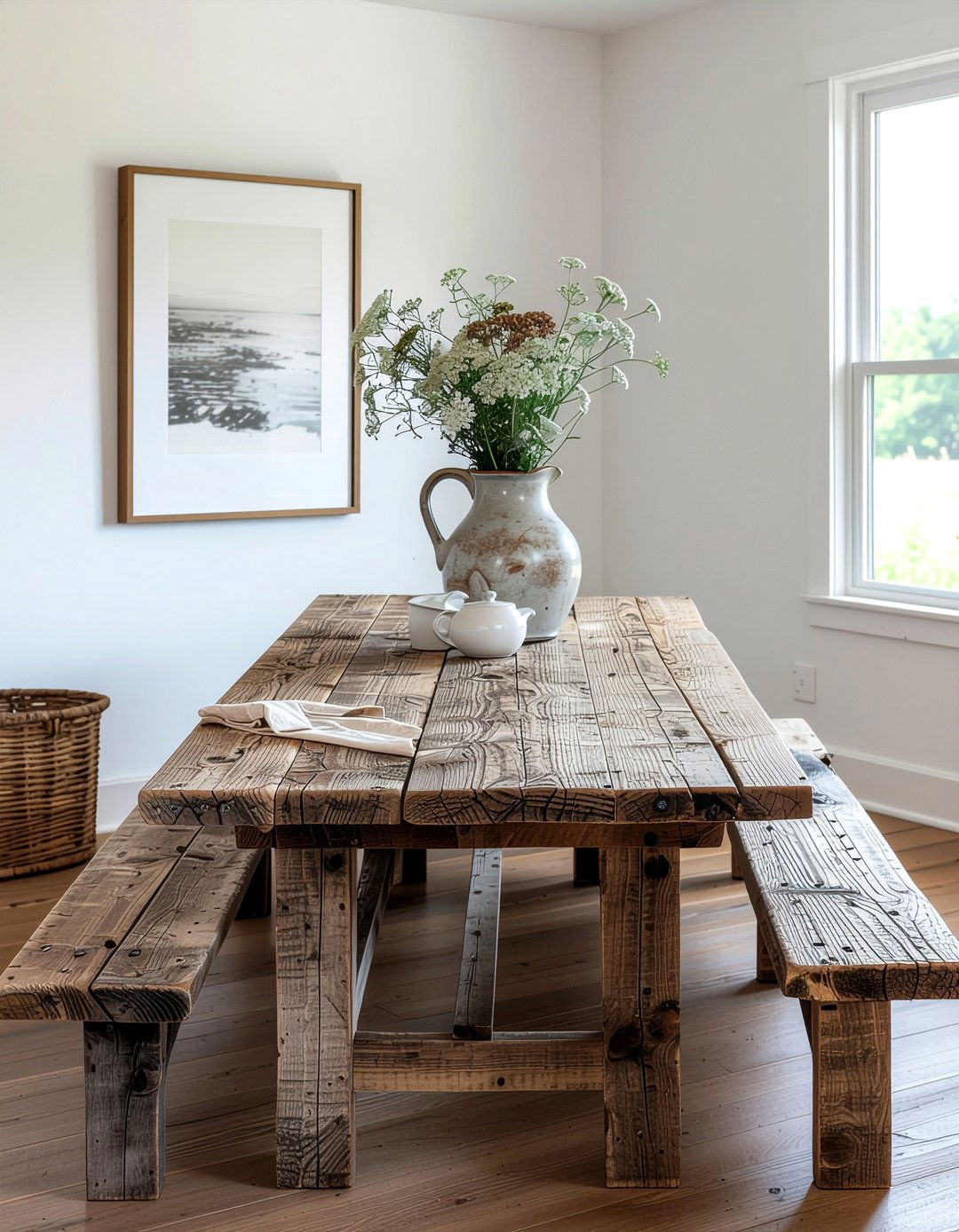 Farmhouse Dining Room Table - 30 dining room styling tips