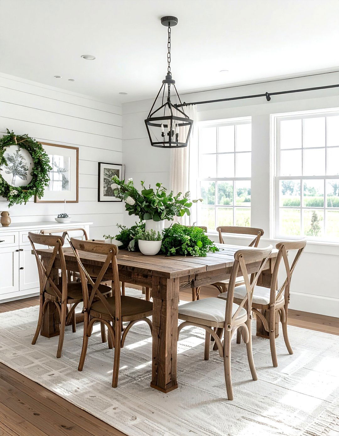 Farmhouse Dining Room - 30 attention-grabbing dining room ideas