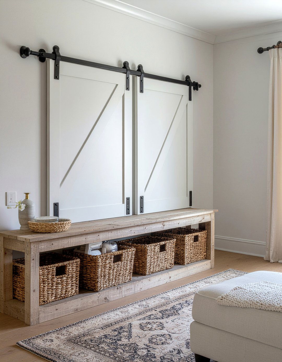 Farmhouse Entertainment Center - 30 living room entertainment center ideas