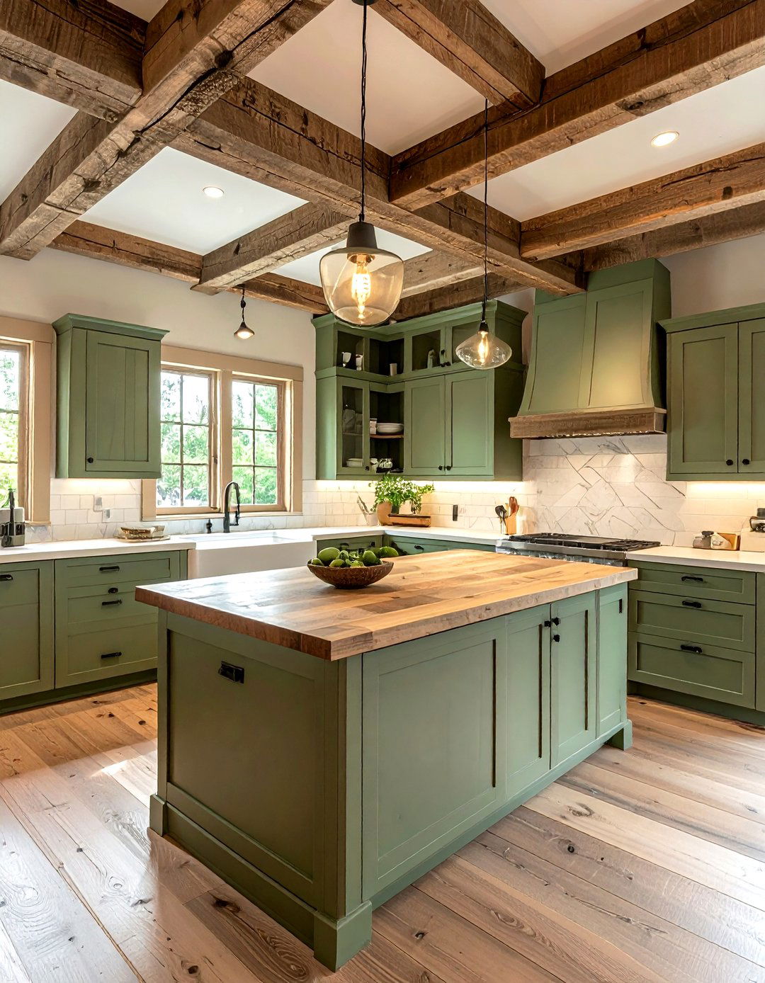 Farmhouse G shaped kitchen - 30 G-shaped kitchen ideas