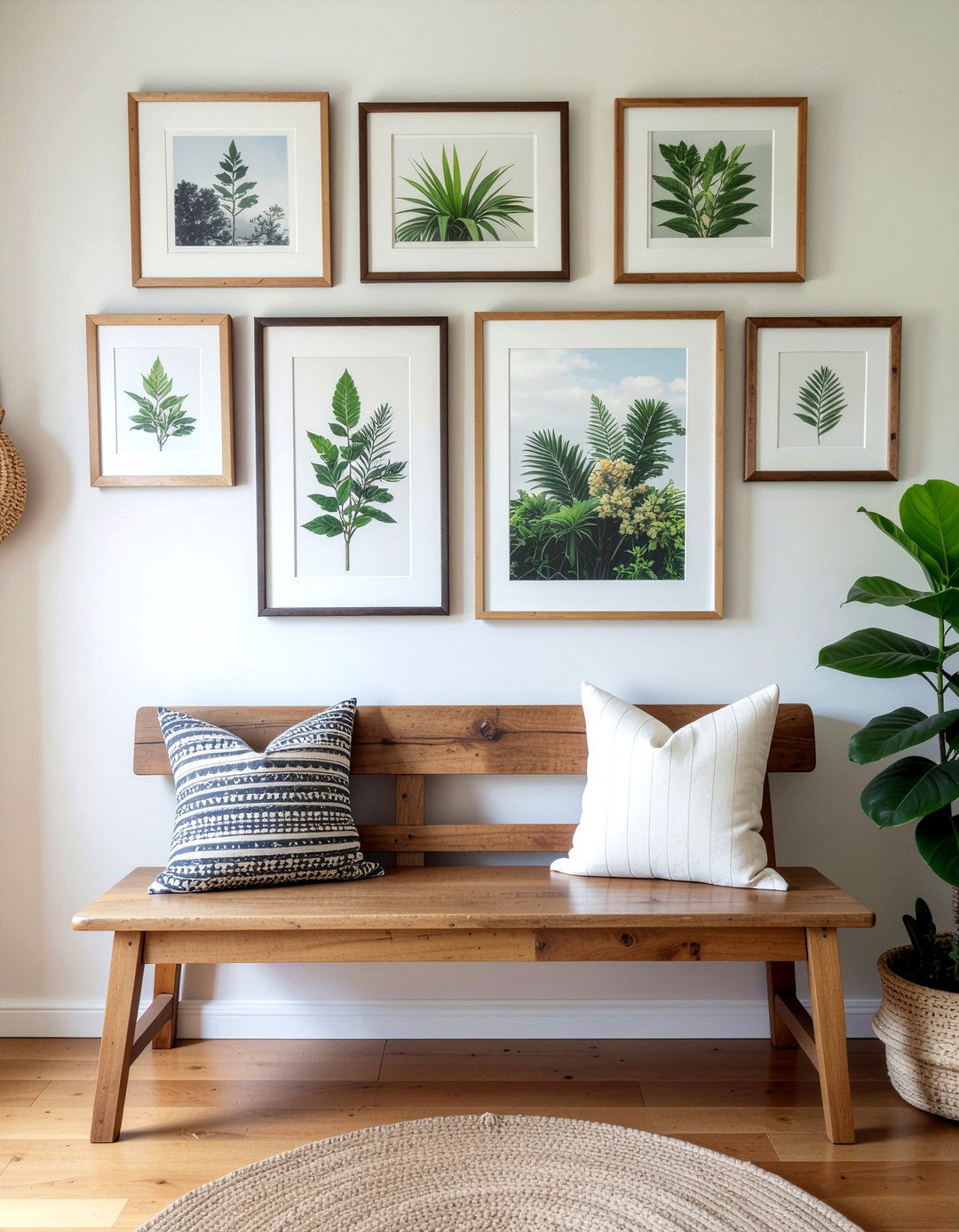 Farmhouse Gallery Wall - 30 farmhouse dining room ideas