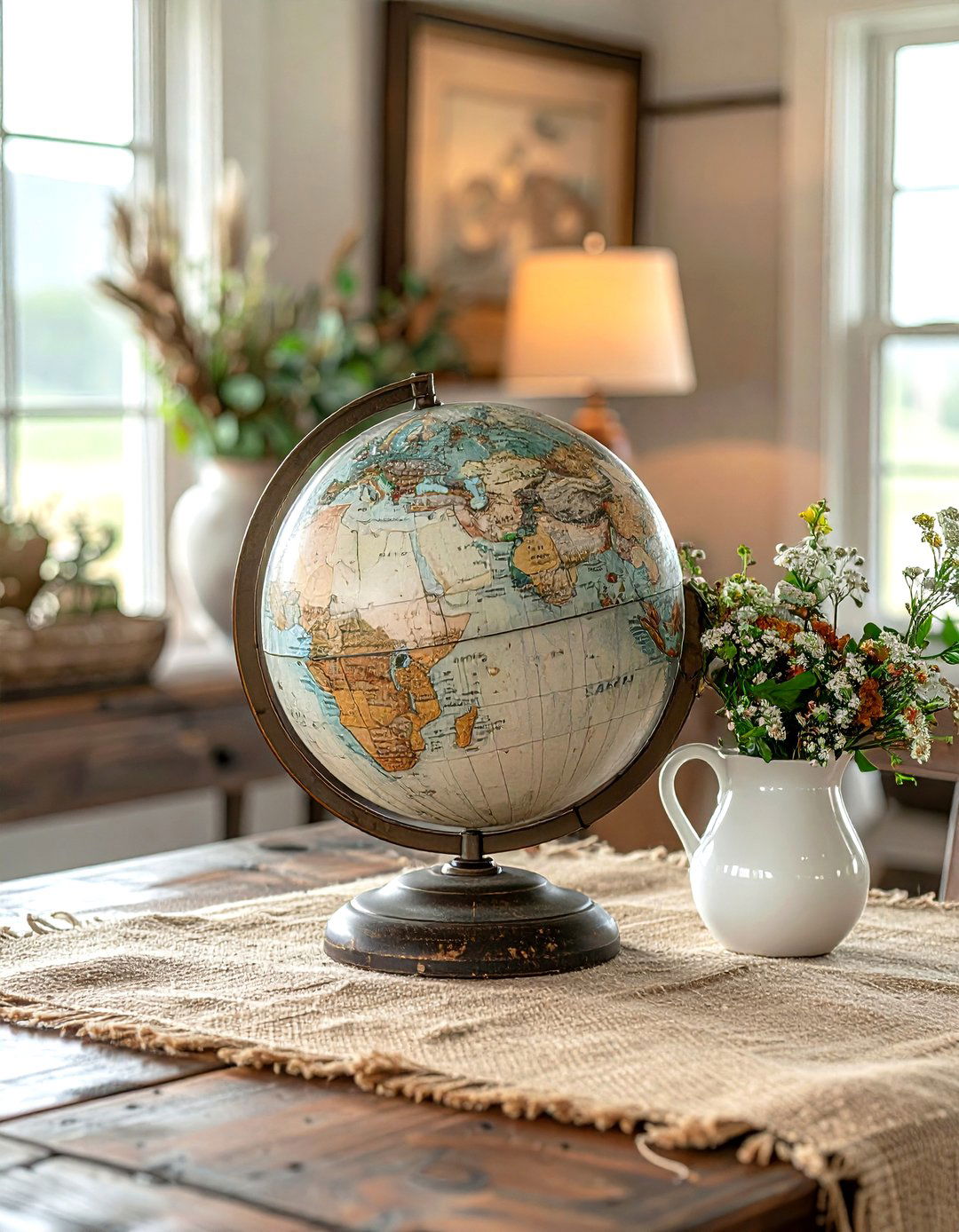 Farmhouse Globe Decor - 30 decorative globe ideas