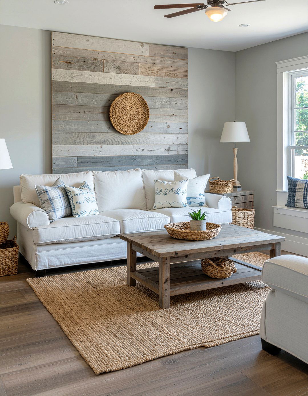 Farmhouse Gray Living Room - 30 cool gray living room ideas