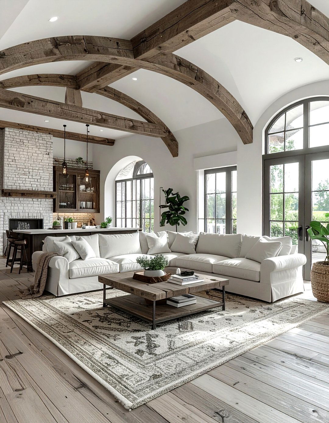 Farmhouse Groin Vault - 30 living room groin vault ideas
