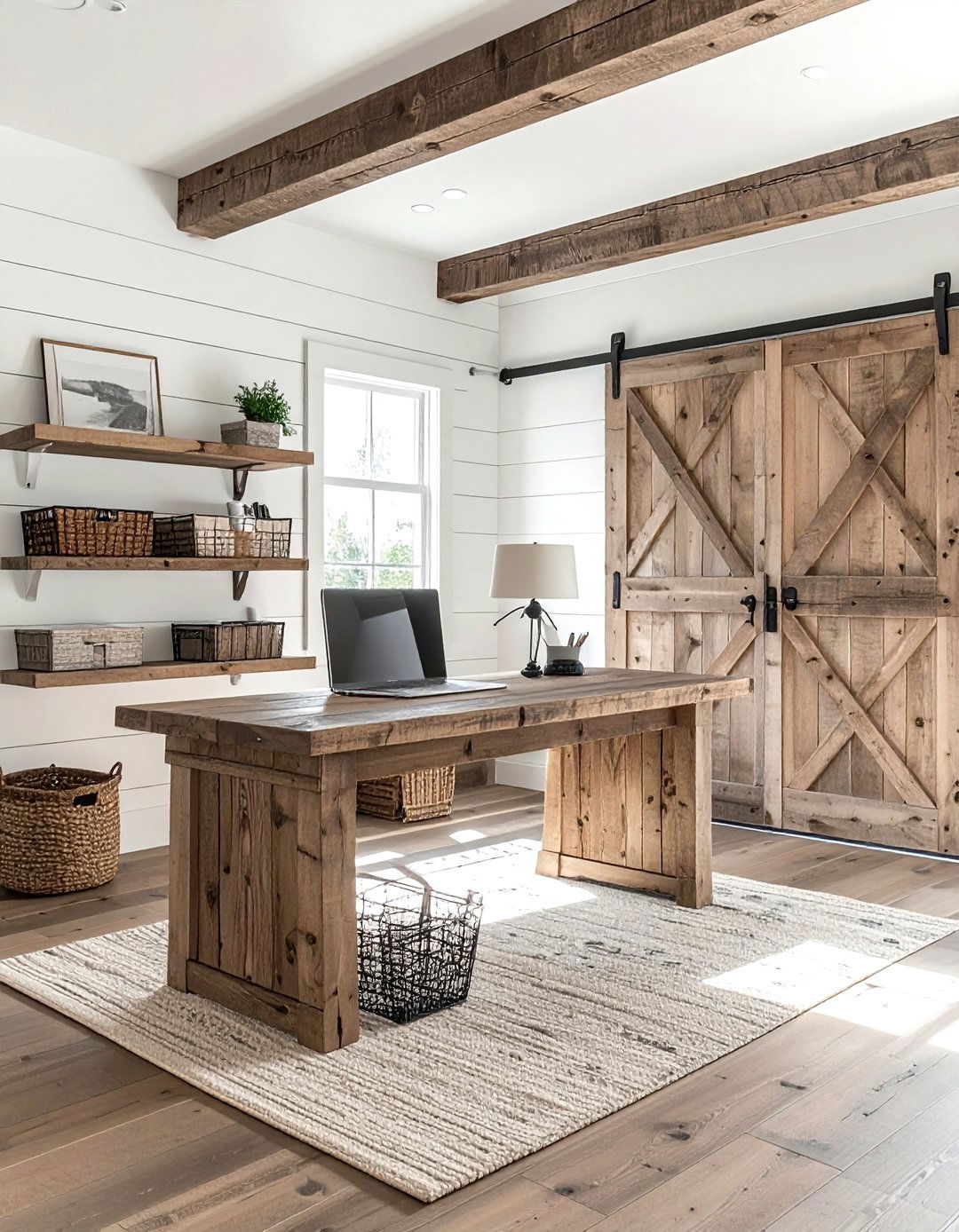 Farmhouse Home Office - 30 inspiring office ideas