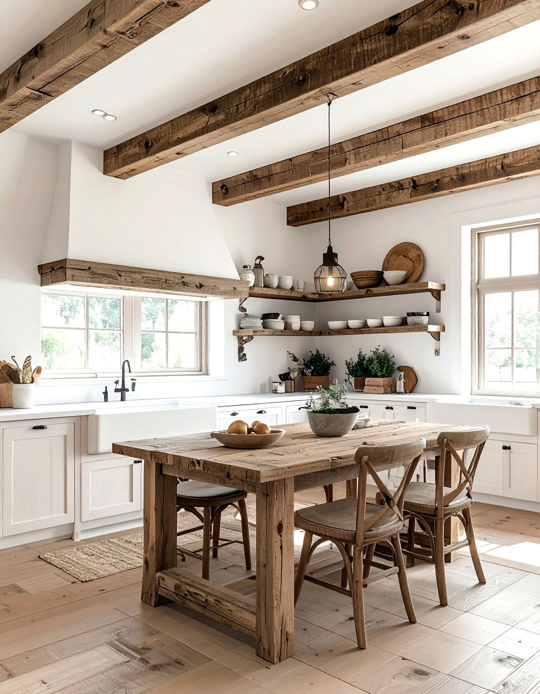 Farmhouse Kitchen - 30 kitchen heart of the home ideas