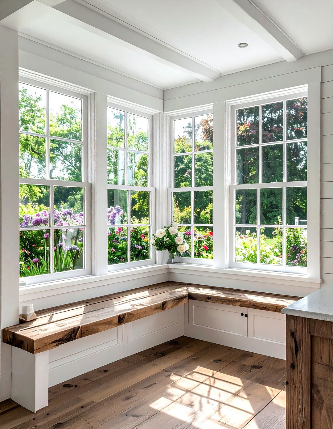 Farmhouse Kitchen Bay Window - 30 kitchen bay window ideas