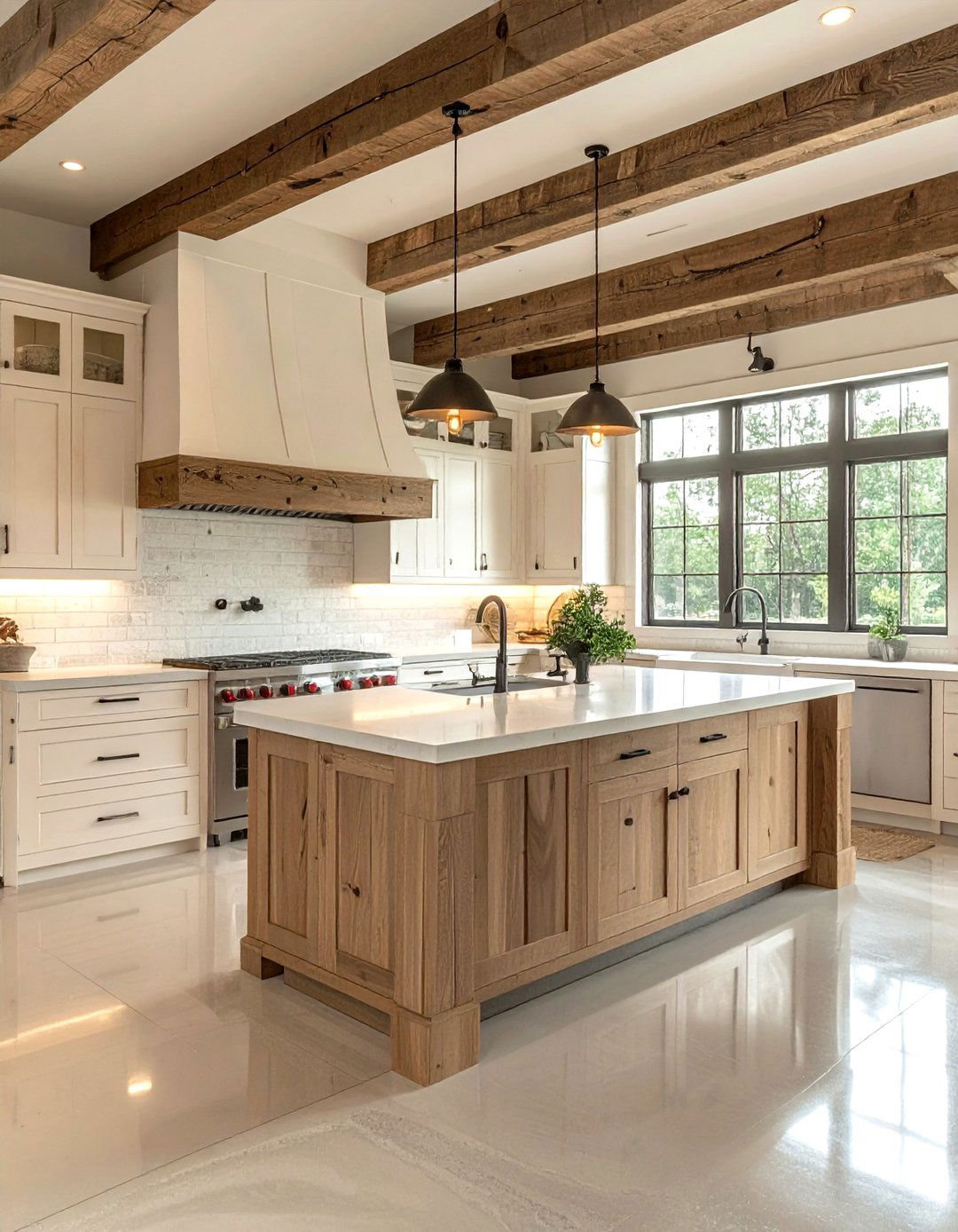 Farmhouse Kitchen Polished Concrete - 30 polished concrete floor kitchen ideas