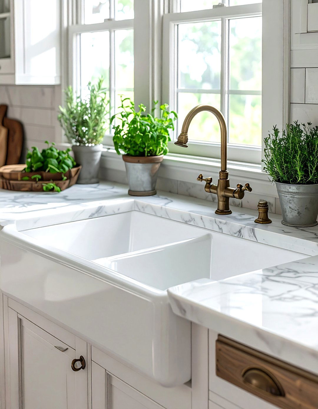 Farmhouse Kitchen Sink - 30 French country decor ideas
