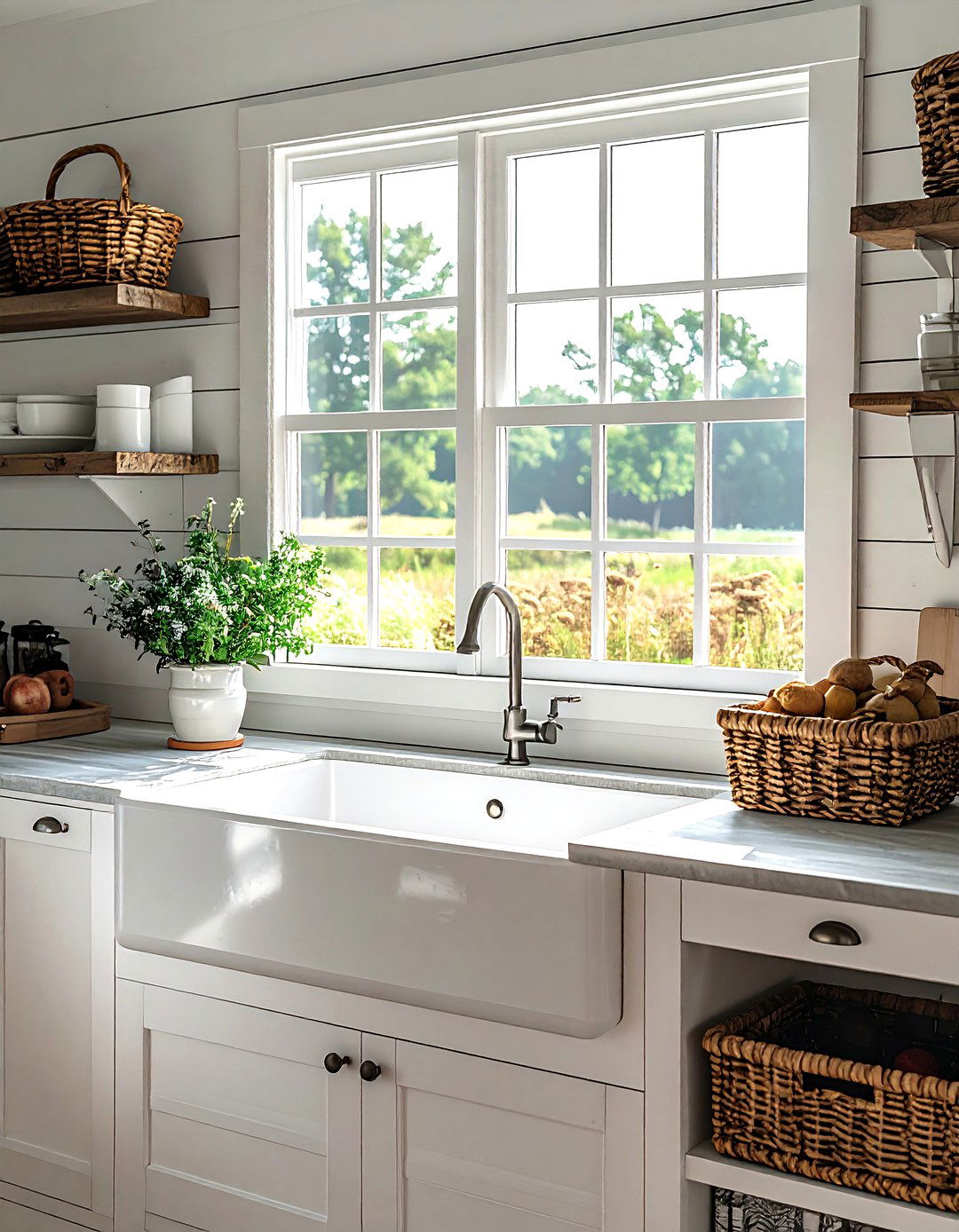 Farmhouse Kitchen Window - 30 kitchen window design ideas