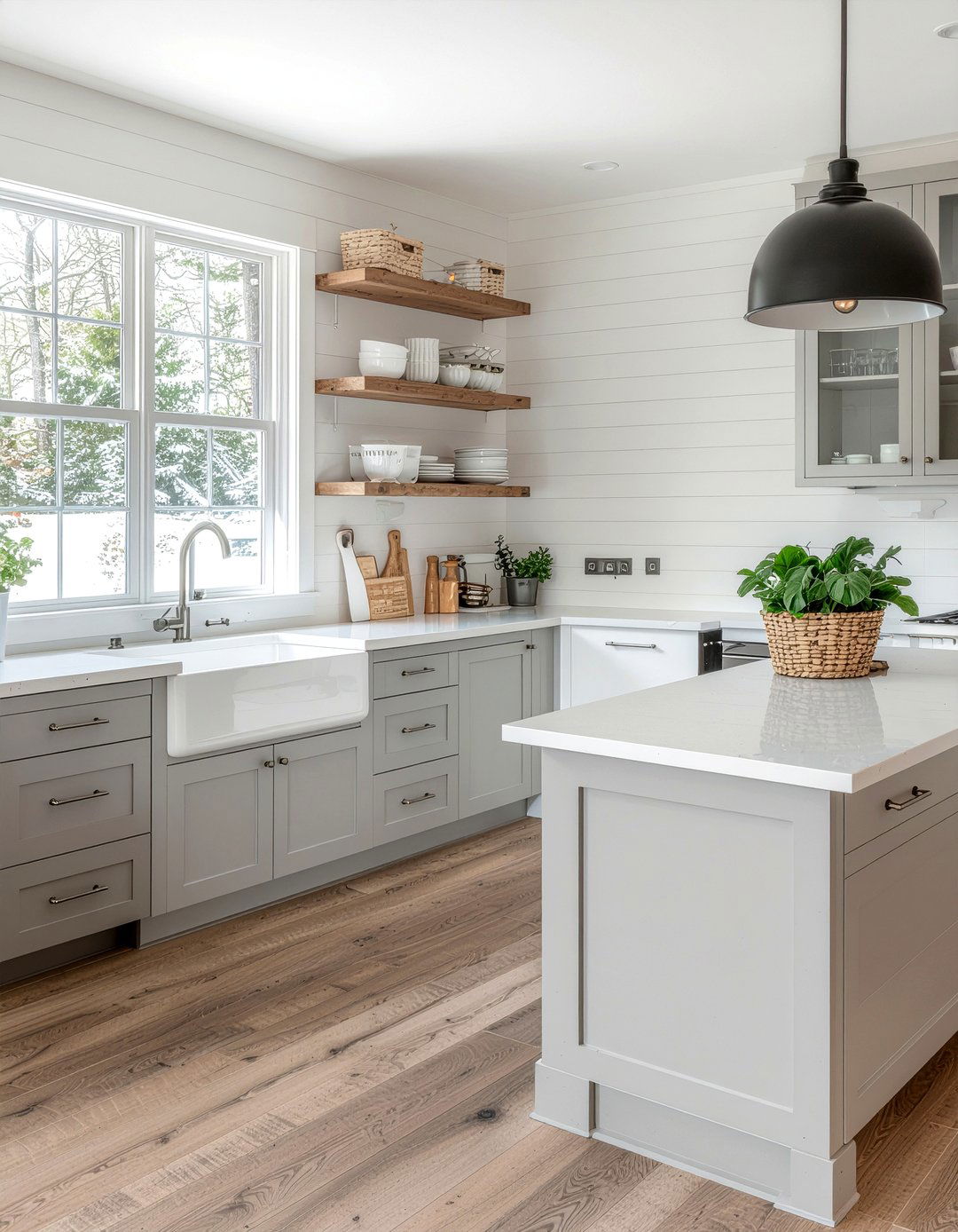 Farmhouse Laminate Kitchen - 30 laminate floor kitchen ideas