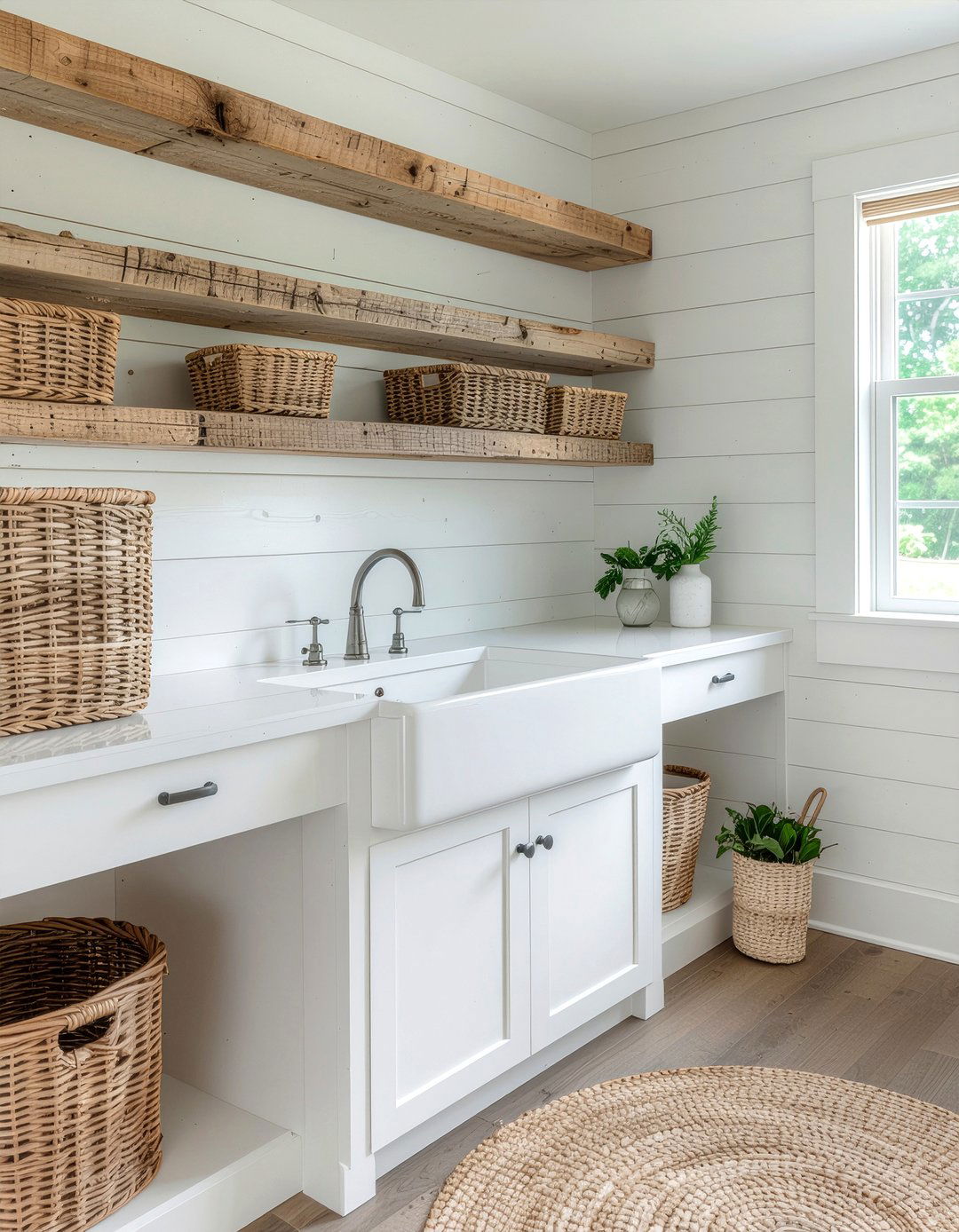 Farmhouse Laundry Room - 30 laundry room decor ideas