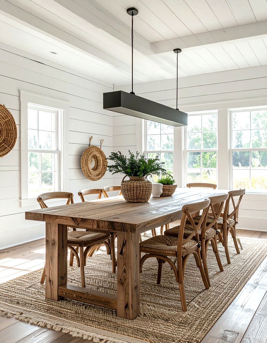 Farmhouse Linear Pendant - 30 kitchen lighting ideas