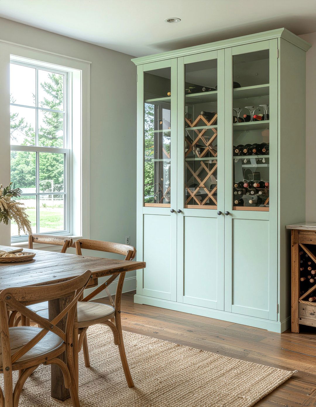 Farmhouse Liquor Cabinet - 30 dining room liquor cabinet ideas