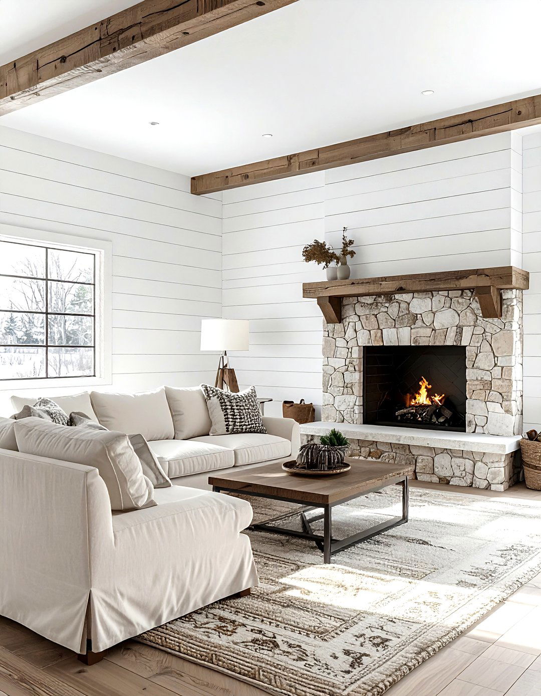 Farmhouse Living Room - 30 living room inspiration ideas