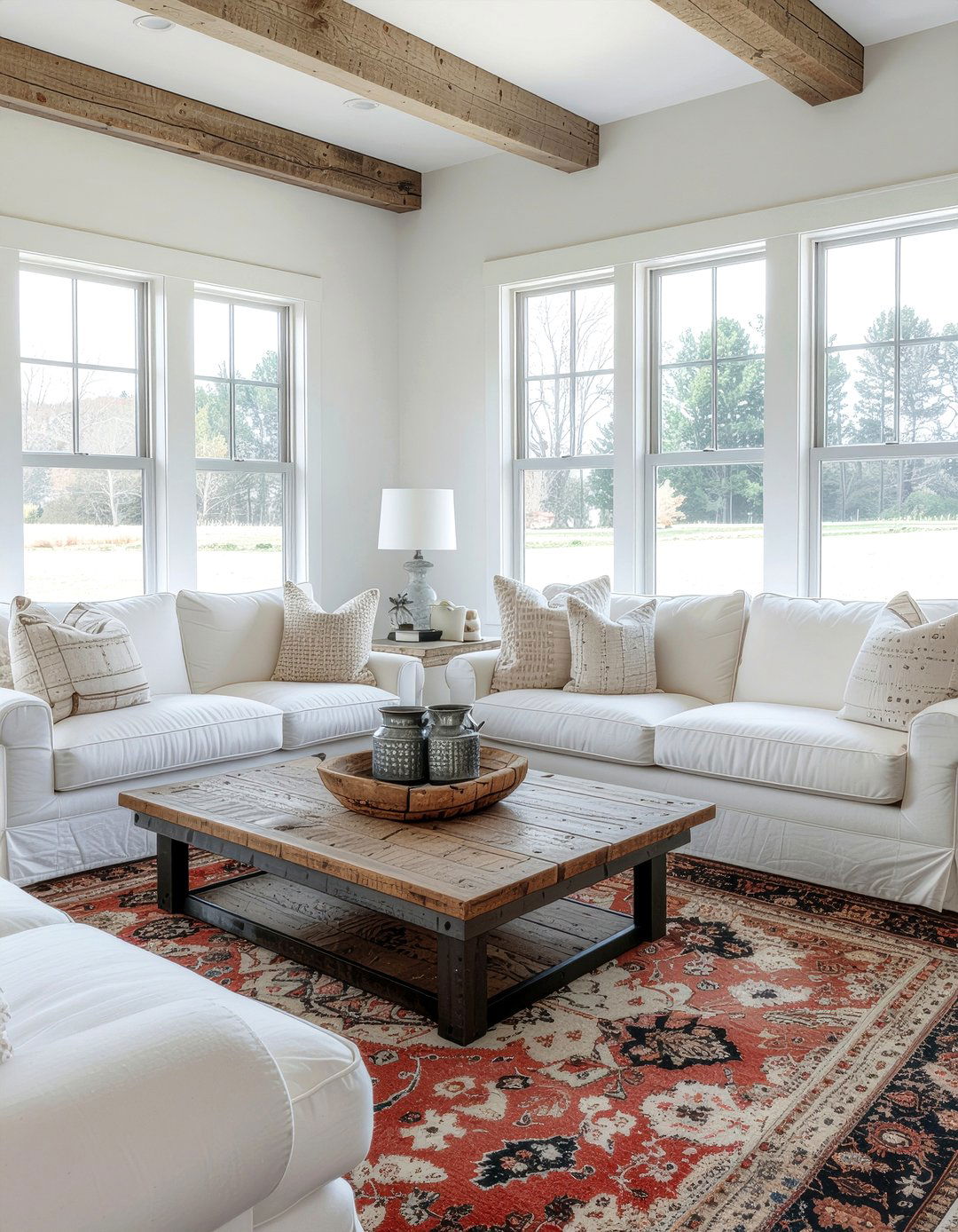 Farmhouse Living Room Furniture Set - 30 living room sofa and loveseat ideas