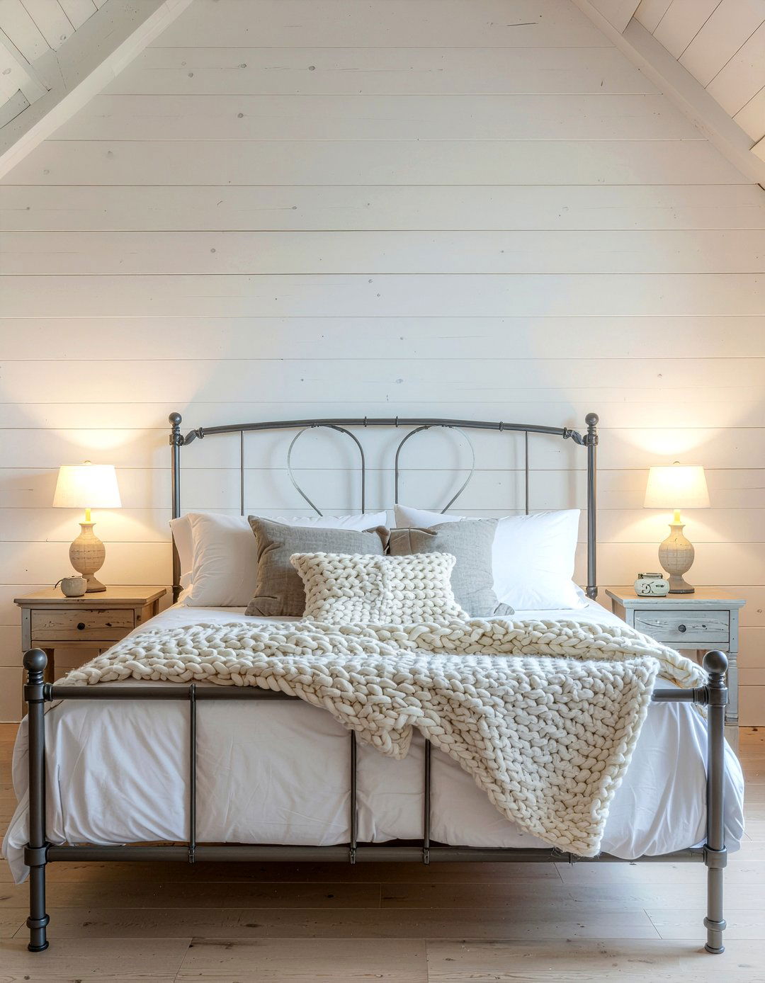 Farmhouse Metal Headboard - 30 bedroom metal headboards