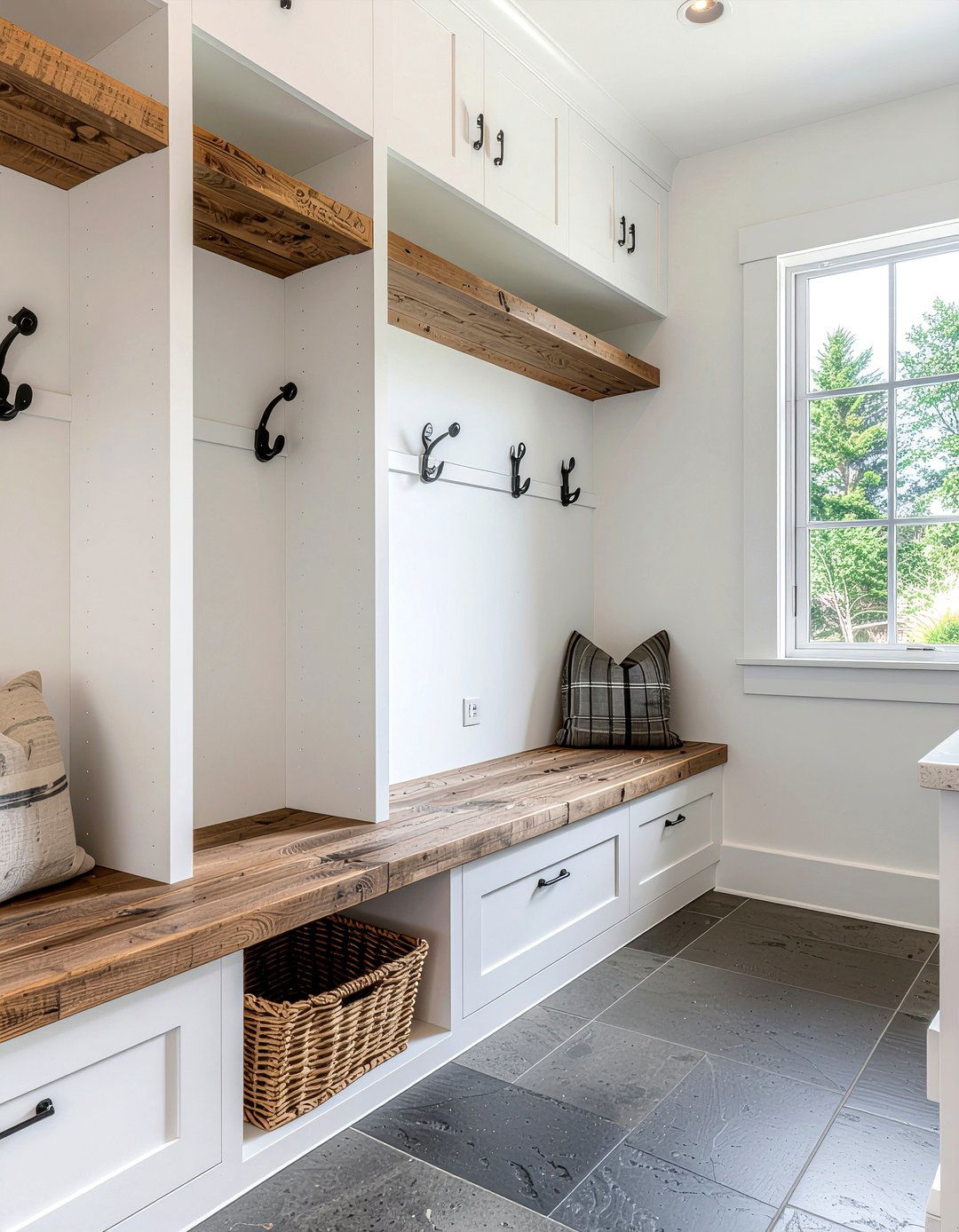 Farmhouse Mudroom - 30 farmhouse home decor ideas