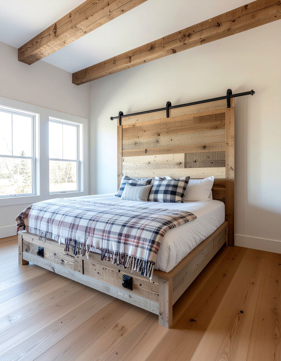 Farmhouse Murphy Bed - 30 bedroom murphy bed ideas
