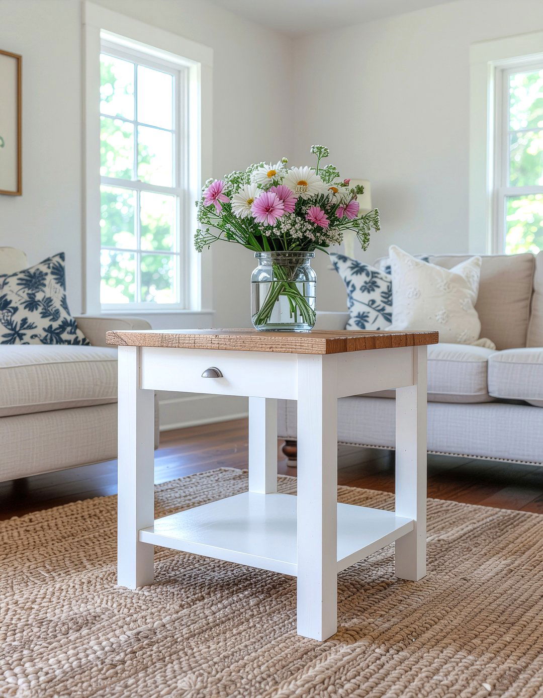 Farmhouse Nesting Tables - 30 living room nesting tables