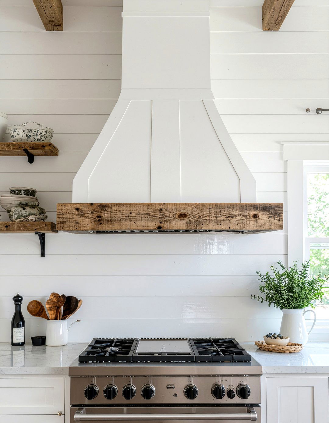 Farmhouse Range Hood - 30 range hood kitchen ideas