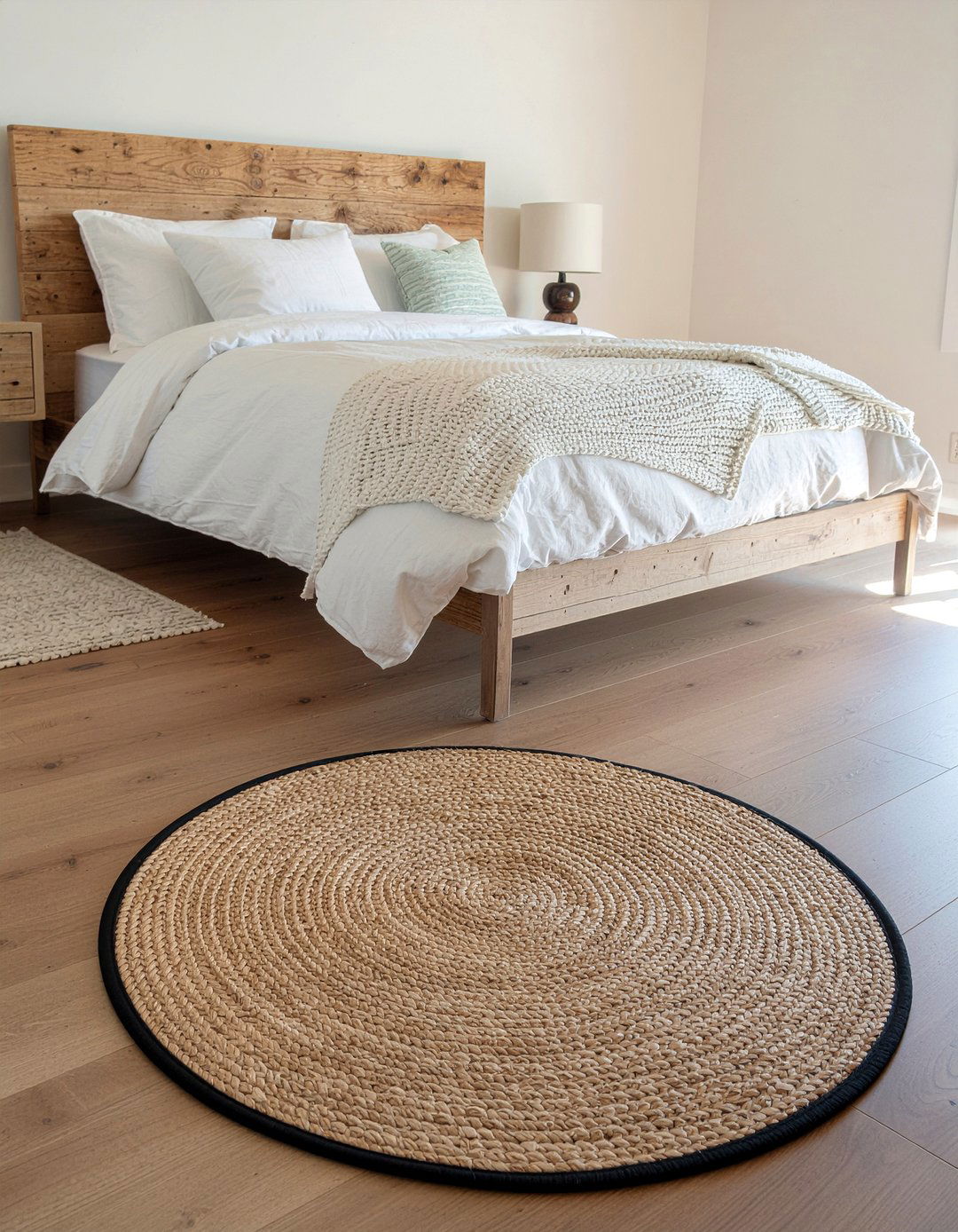 30 Stylish Bedroom Round Rugs for a Unique Floor Design