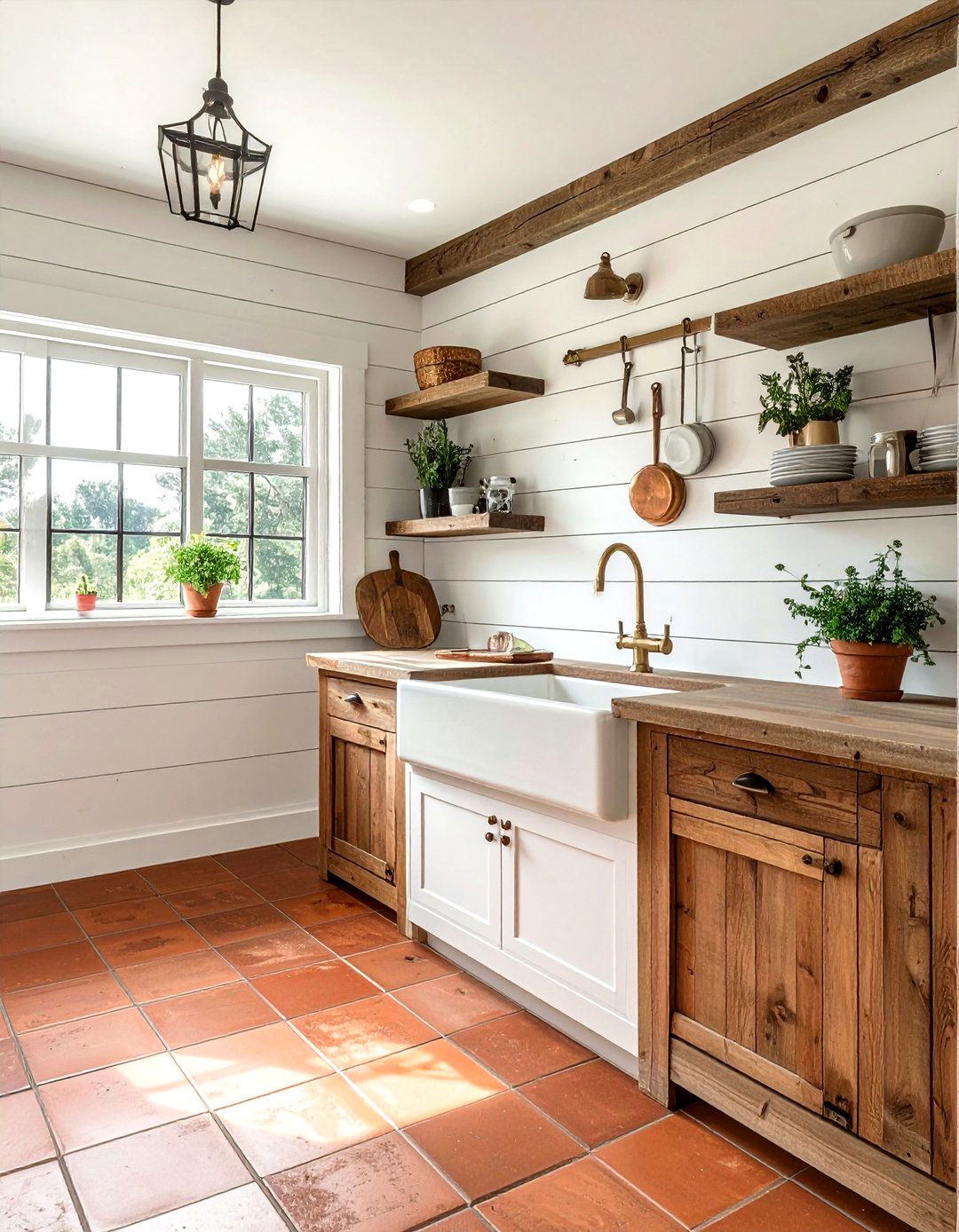Farmhouse Scullery - 30 kitchen prep kitchen ideas