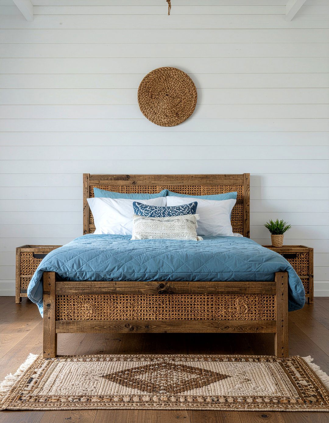 Farmhouse Seagrass Bedroom - 30 seagrass bedroom ideas