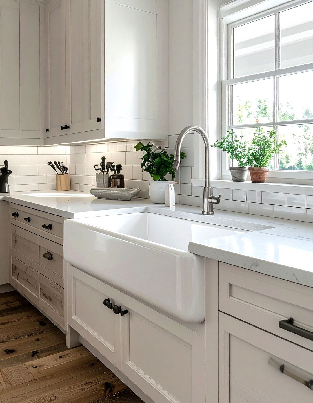 Farmhouse Sink - 30 kitchen splurge and save ideas