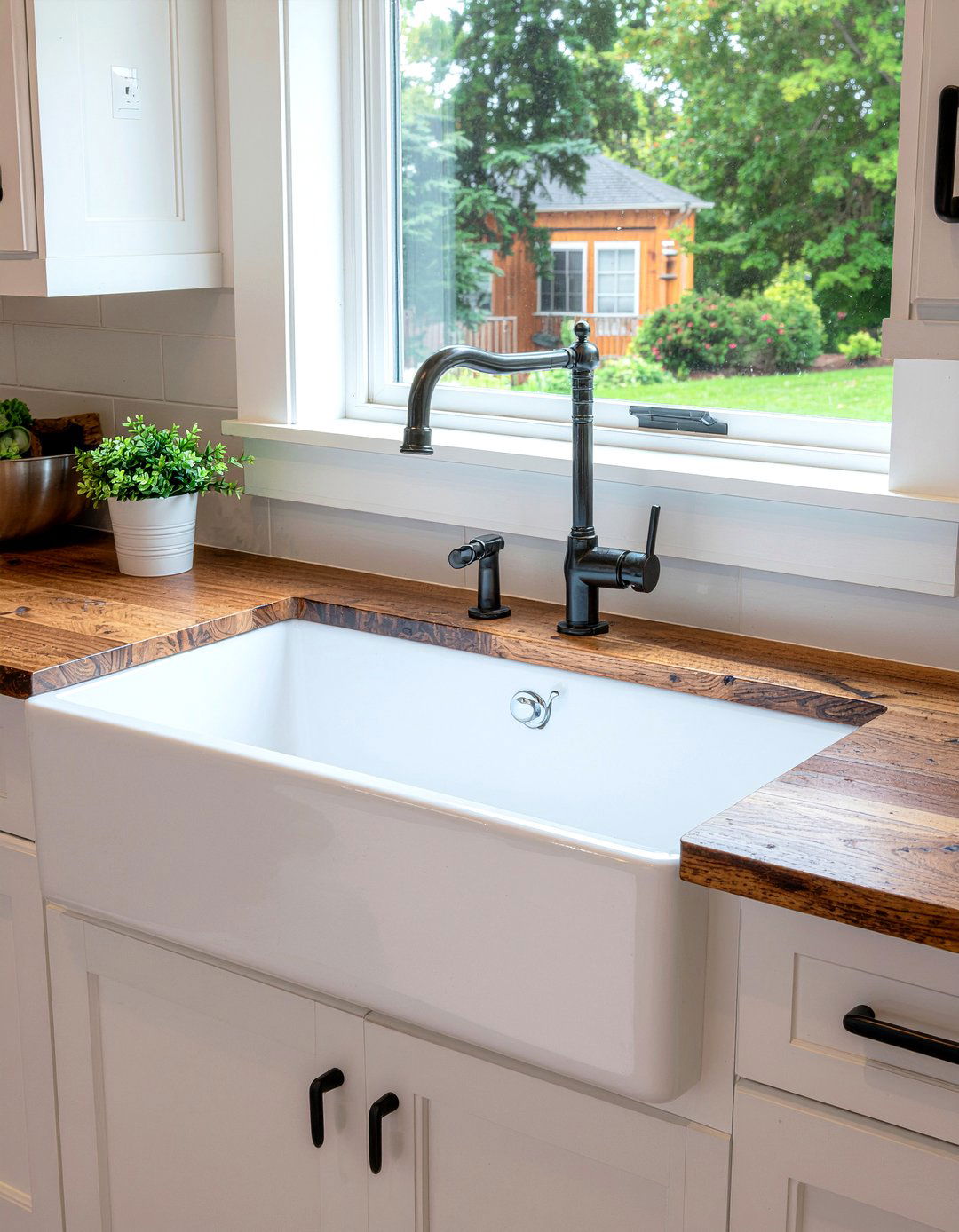 Farmhouse Sink - 30 elegant kitchen ideas