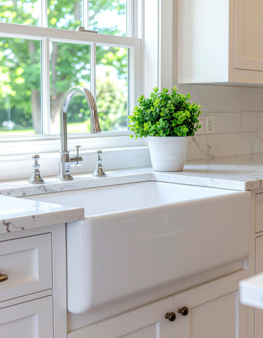 Farmhouse Sink - 30 Fixer Upper kitchen ideas