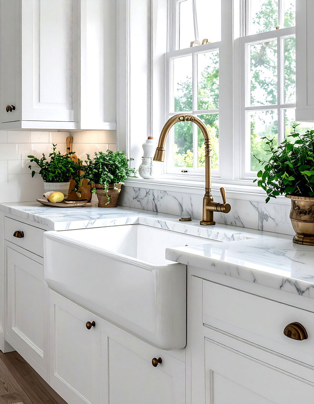 Farmhouse Sink - 30 kitchen charm ideas