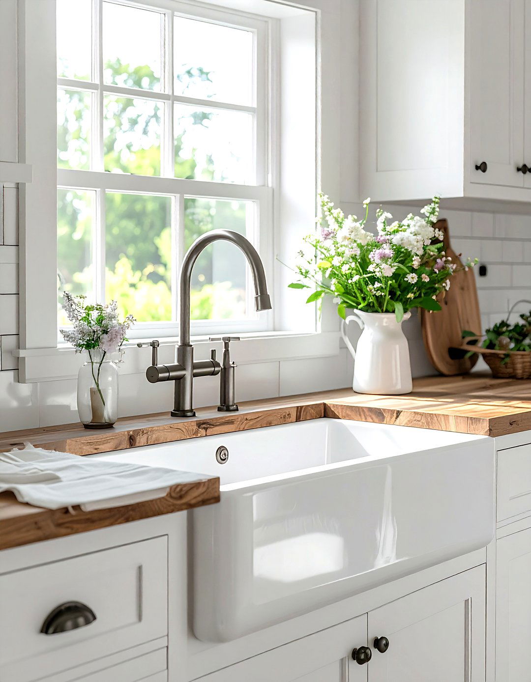 Farmhouse Sink Faucet - 30 single hole faucet ideas