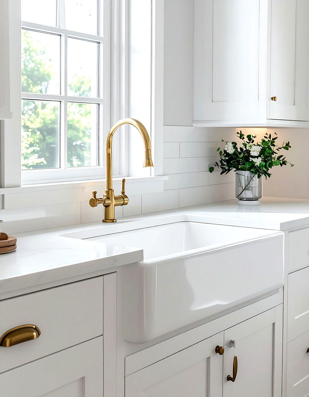 Farmhouse Sink In Kitchen - 30 modern traditional decor ideas