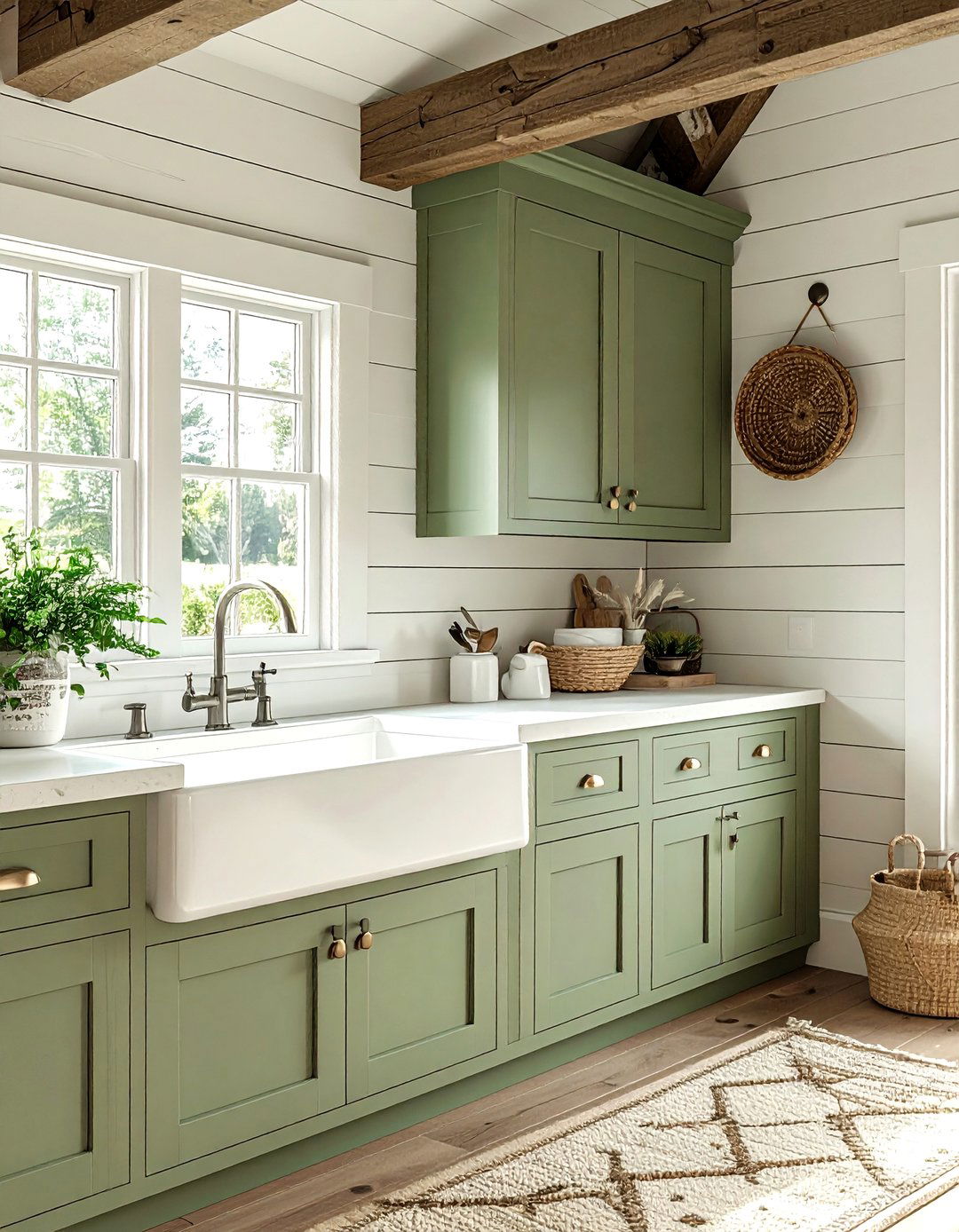 Farmhouse Style Cabin Kitchen - 30 rustic cabin kitchen ideas