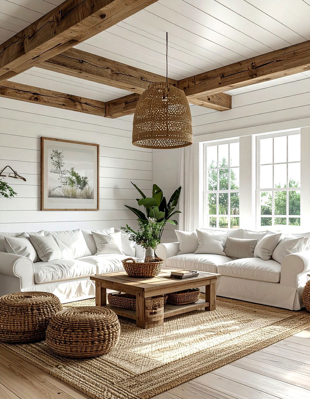 Farmhouse Style Ceiling Tile - 30 living room ceiling tile ideas