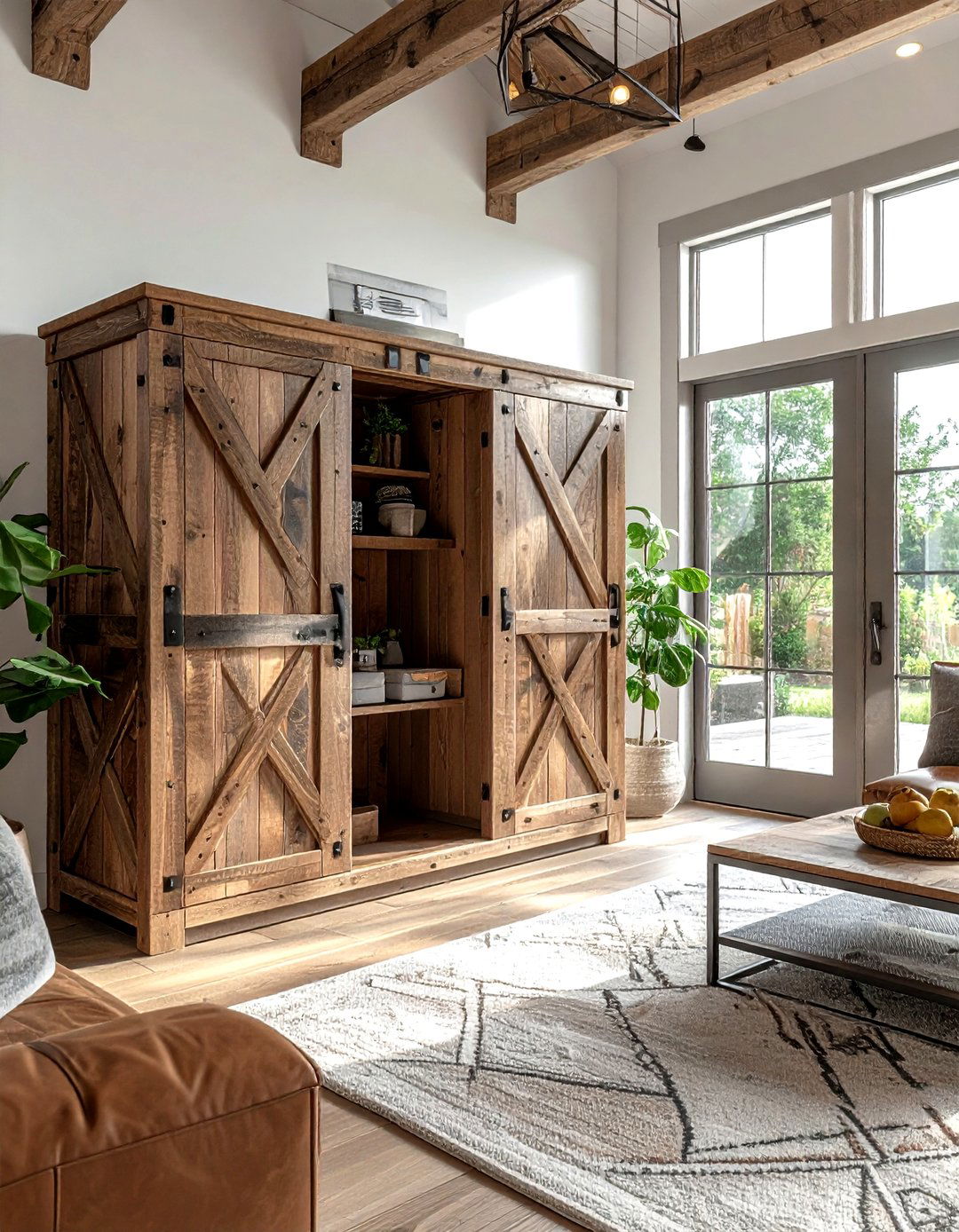 Farmhouse Style Dog Kennel Furniture - 30 pet bed living room ideas