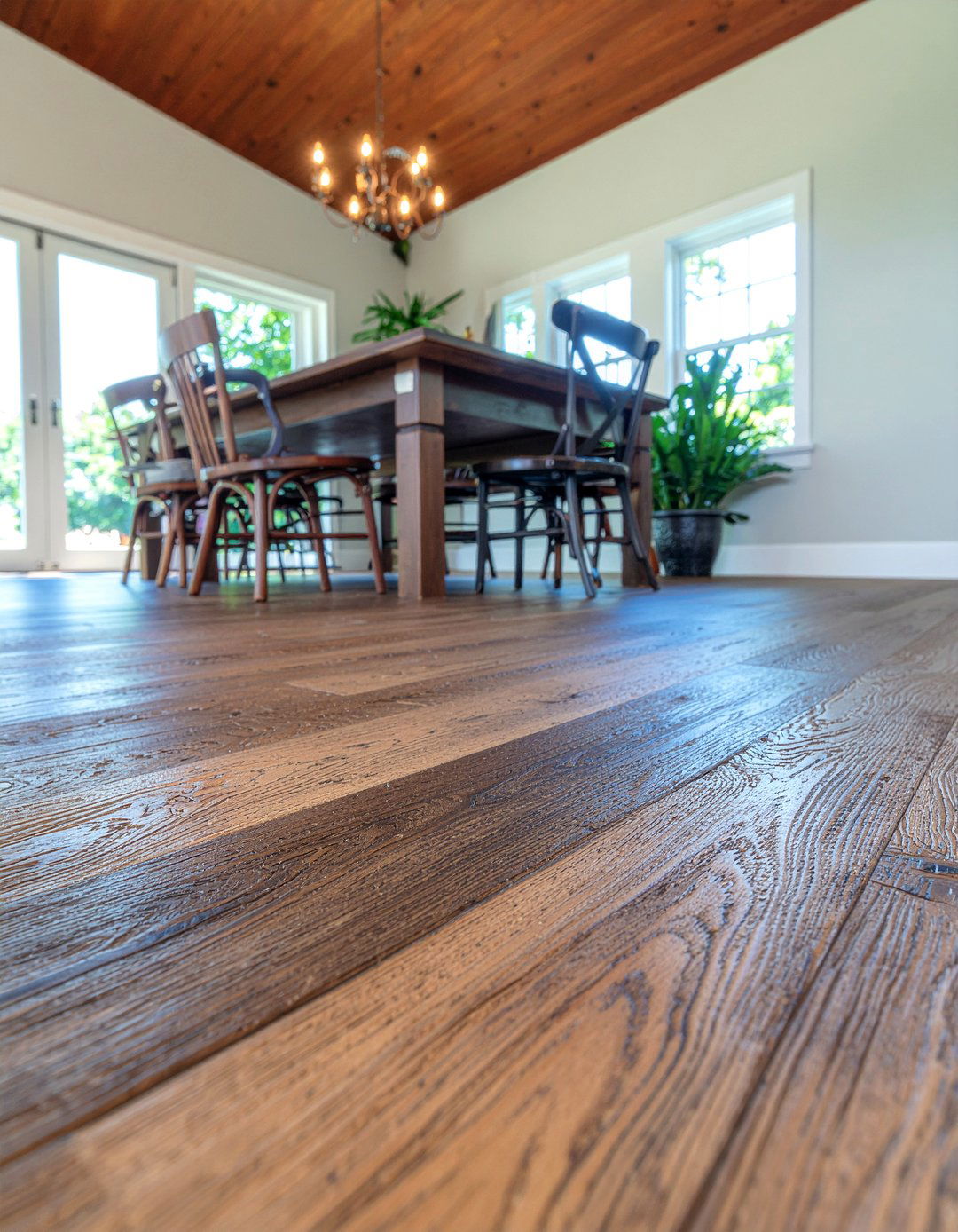 Farmhouse Style Laminate Floor - 30 dining room laminate floor ideas