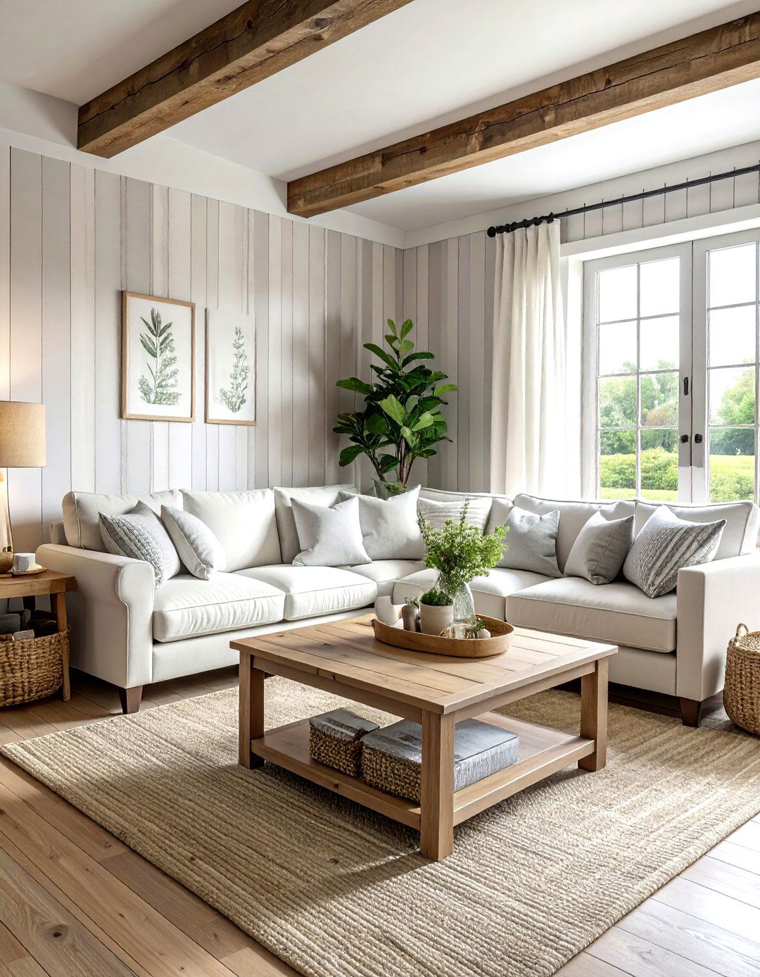 Farmhouse Style Wallpaper Living Room - 30 living room wallpaper ideas